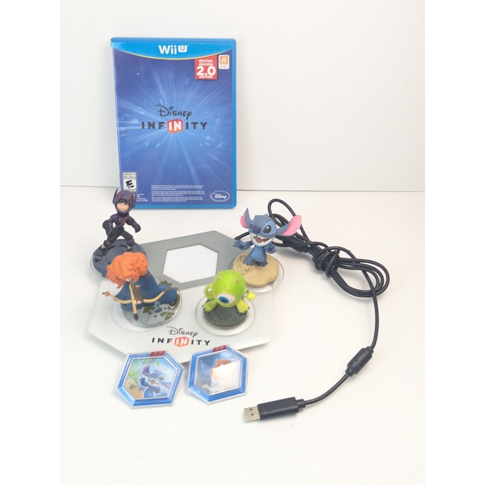 Disney Infinity 2.0  Bundle for Wii‎ U Console - Game, Base, Cards and Figures